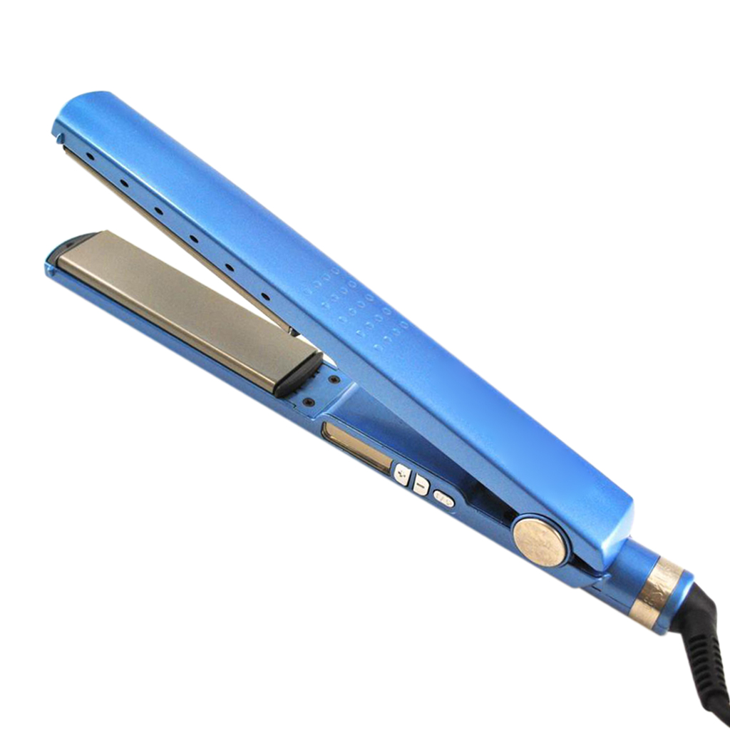 Alisador de Cabello Cableado Nano Titanium Azul