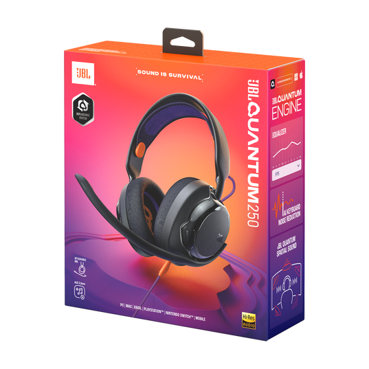Auriculares Gamer Jbl Quantum 250 con Micrófono