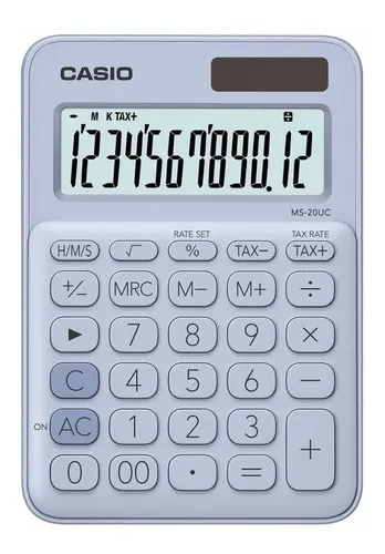 Calculadora Casio MS - 20UC - LB Celeste