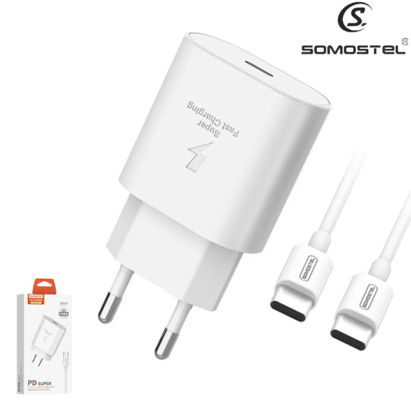 Cargador de Pared Somostel PD Tipo - C 25W (Q03)