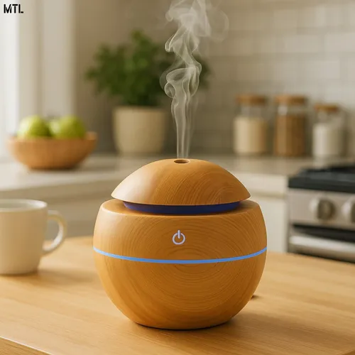 Humidificador 200ML T.MADERA Redondo - Miniatura 2