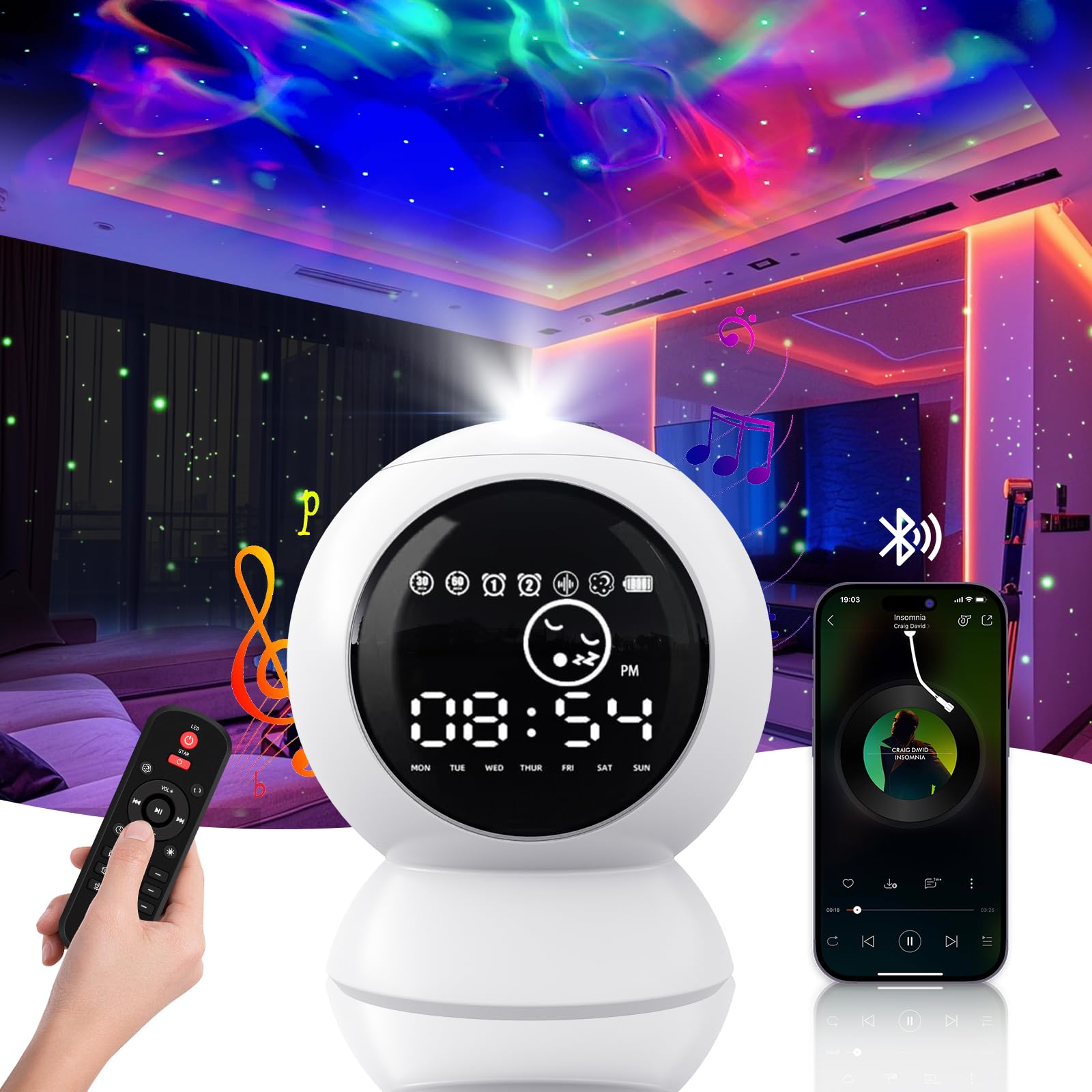 Proyector Smart de Reloj