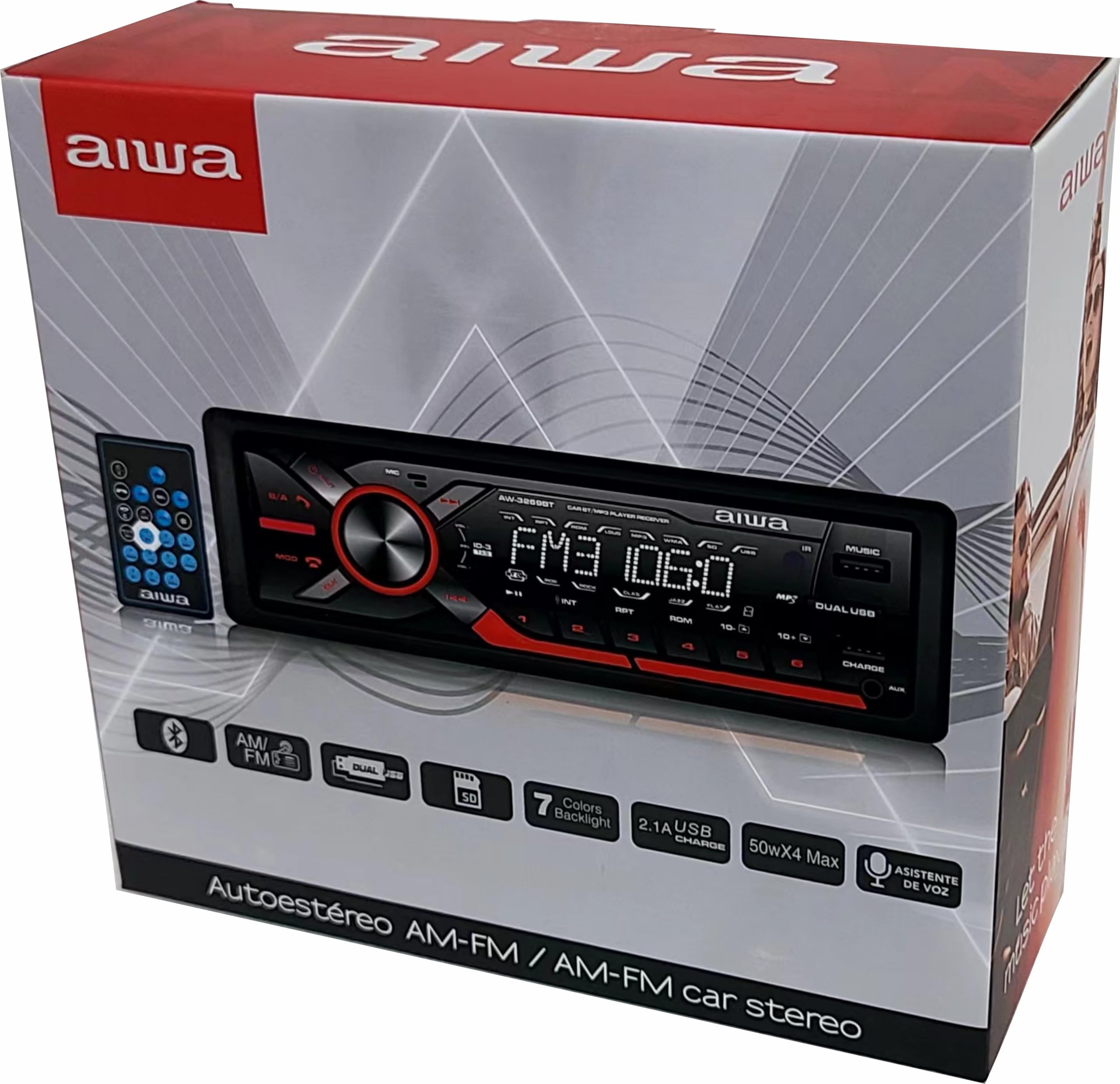 Autoradio AW - 3269BT Aiwa - Miniatura 2