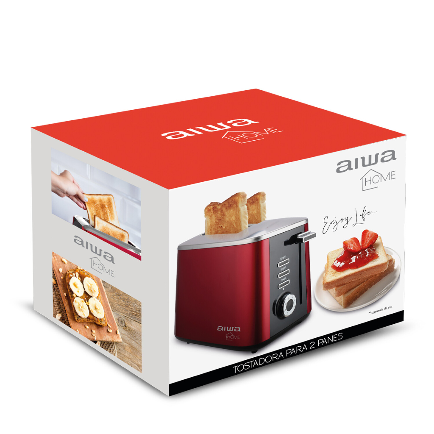 Tostadora Aiwa Dos Panes AW - TD1408 - Miniatura 2