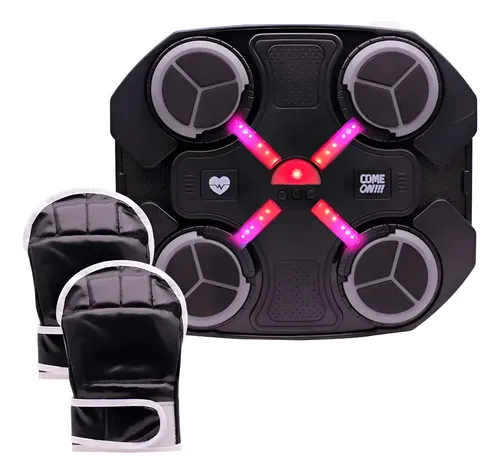 Juguete Maquina de Boxeo Infantil con Guantes LUZ RGB y Sonido
