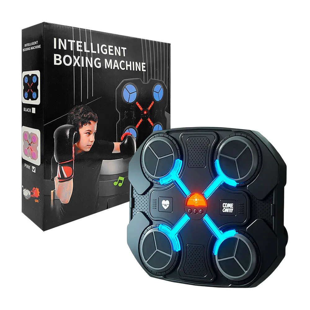 Juguete Maquina de Boxeo Infantil con Guantes LUZ RGB y Sonido - Miniatura 2