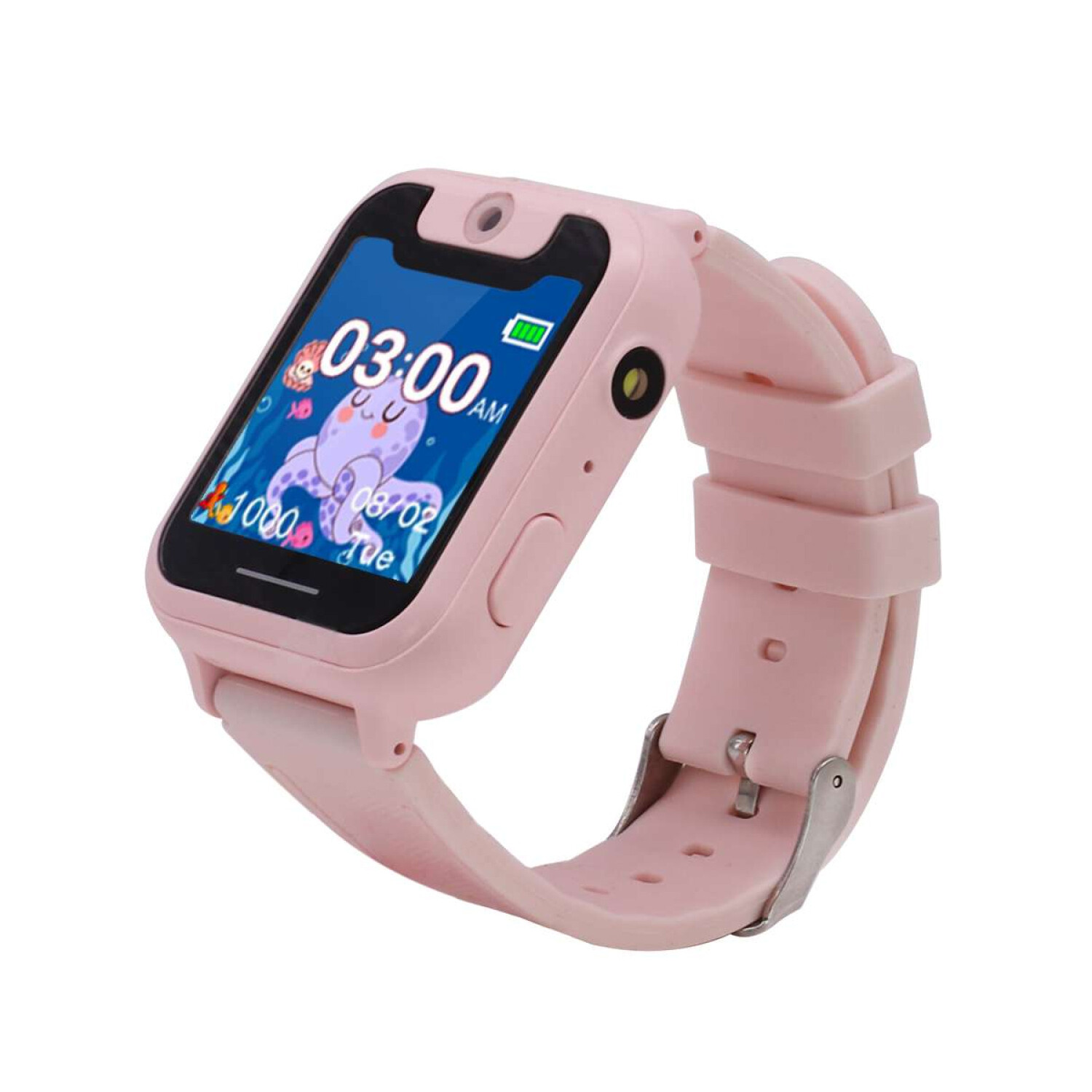 Juguete Reloj Smartwatch Infantil F8 Celeste - Miniatura 2