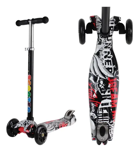 Juguete Tripatin Scooter Estampado Regulable con LUZ (JTJUG214 - 26) - Miniatura 2