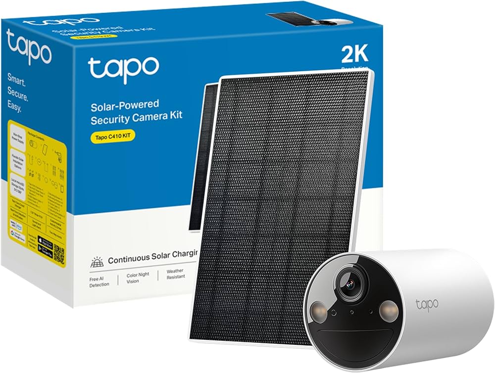 KIT Cámara Wi - Fi TP - Link Tapo C410 2K Batería + Panel Solar - Miniatura 2