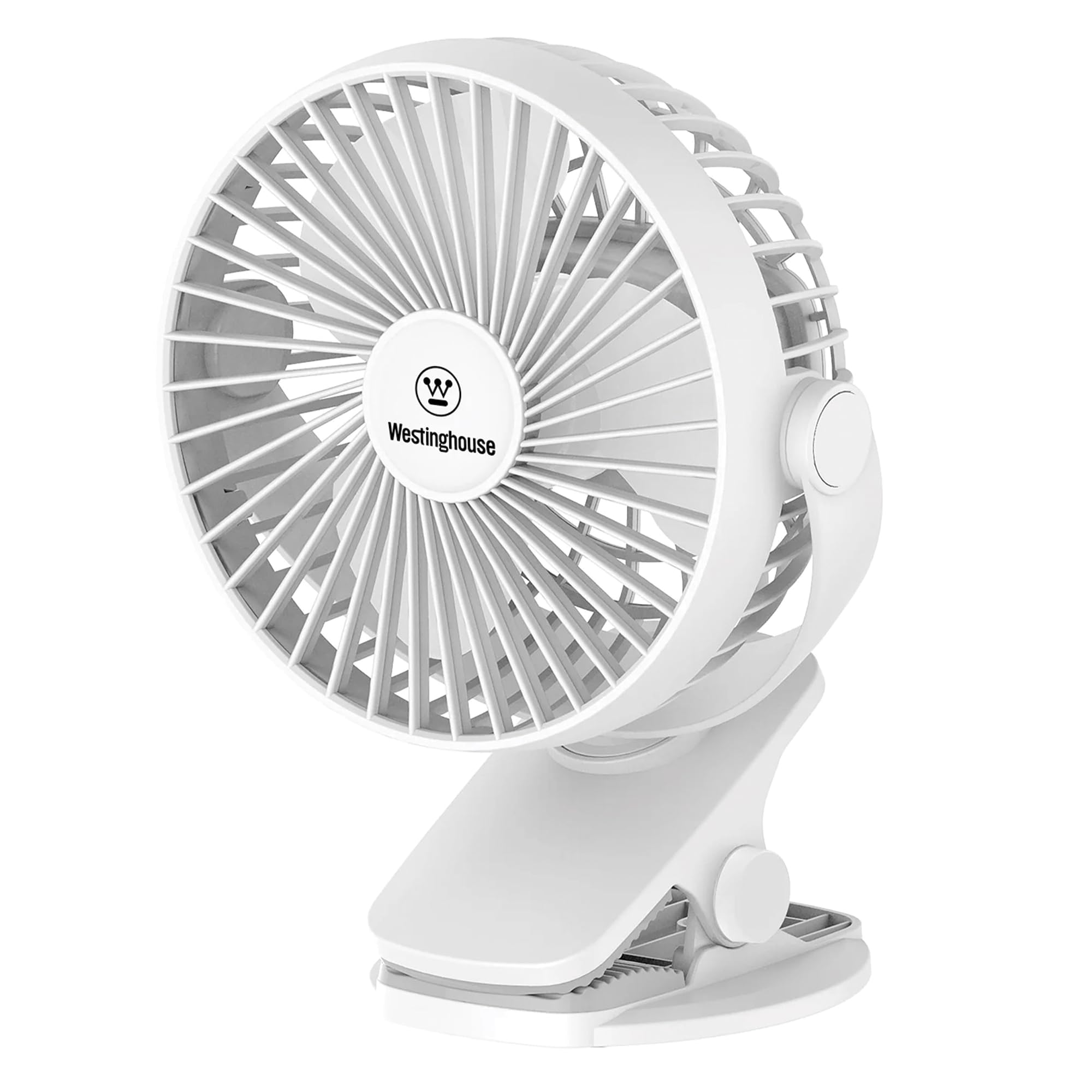 Mini Ventilador Portatil 2 en 1 con LUZ Blanco (JTVENT034)