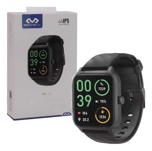 Smartwatch Miccell VQ - SM02 Negro - Miniatura 2