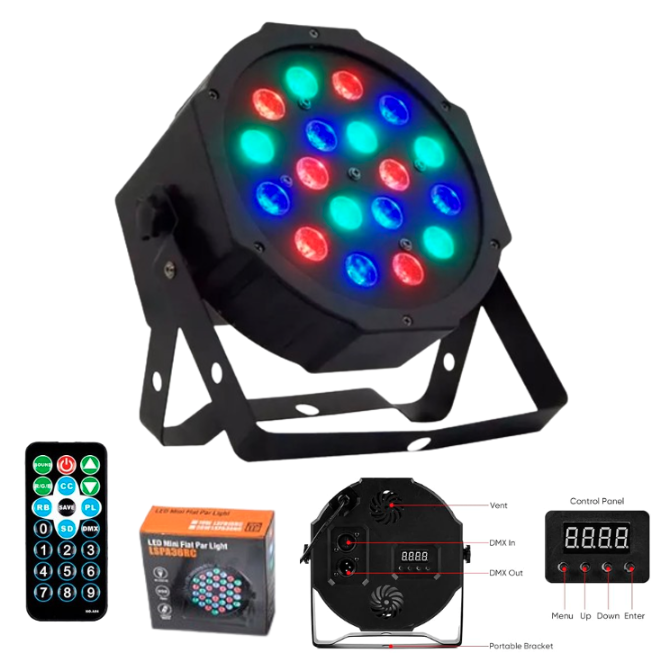 Tacho Luz LED DJ Profesional