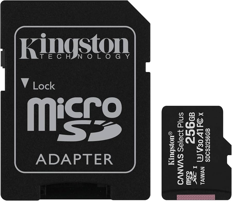 Tarjeta de Memoria Microsd Kignston 256GB