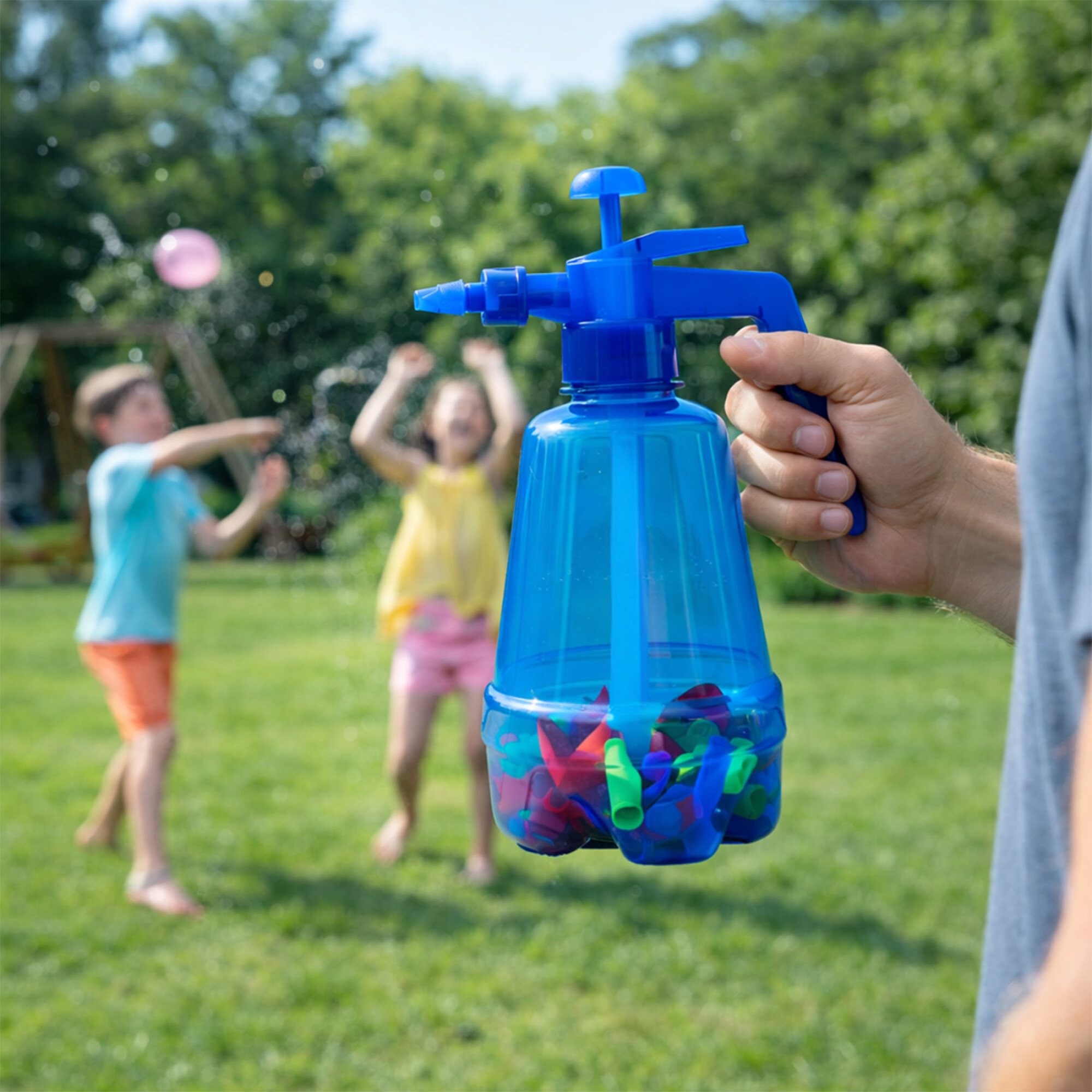 Juguete SET 300 Bombitas de Agua con Botella Recargable - Miniatura 2