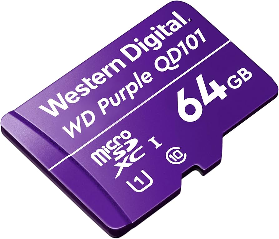 Tarjeta de Memoria WD Purple 64 GB SC QD101