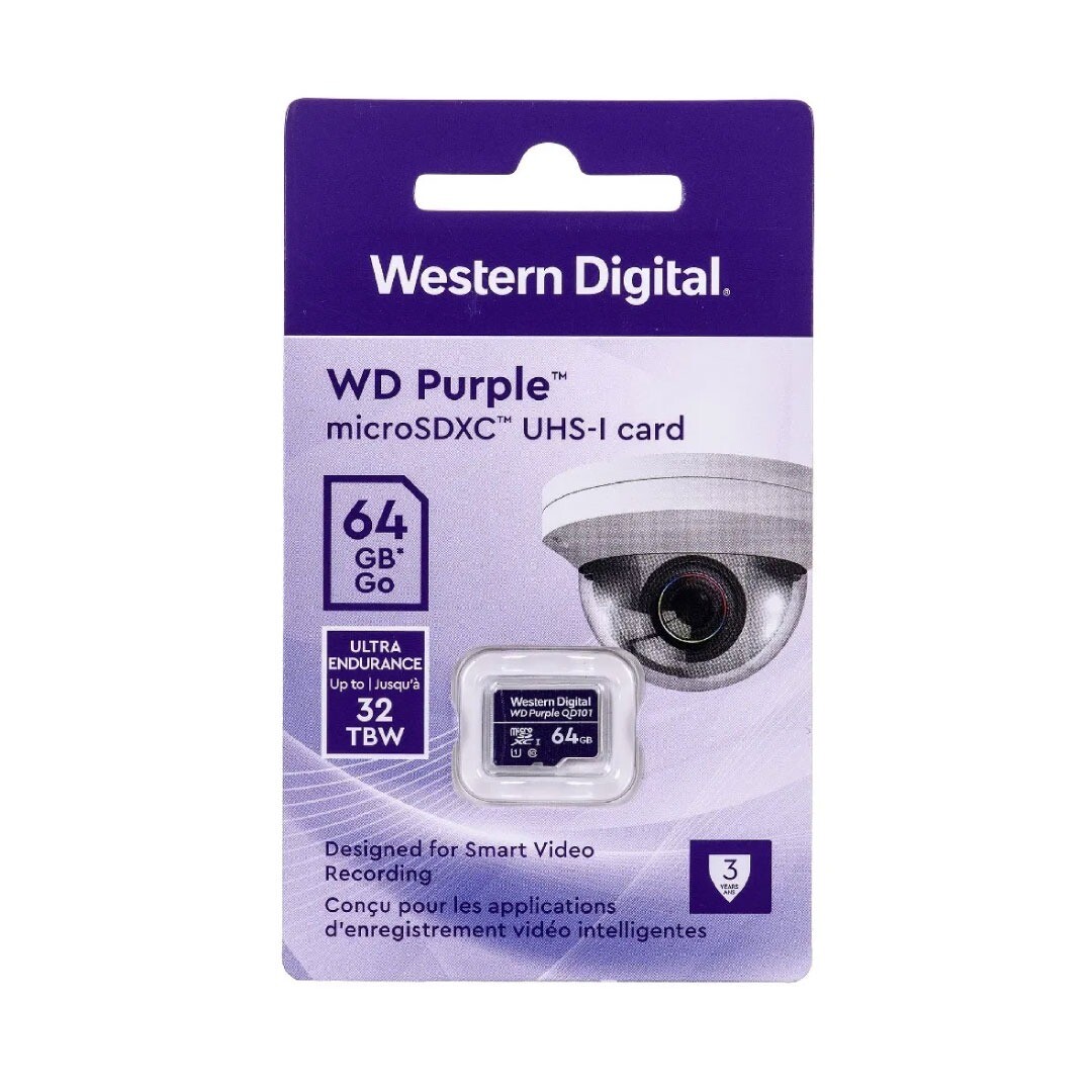 Tarjeta de Memoria WD Purple 64 GB SC QD101 - Miniatura 2