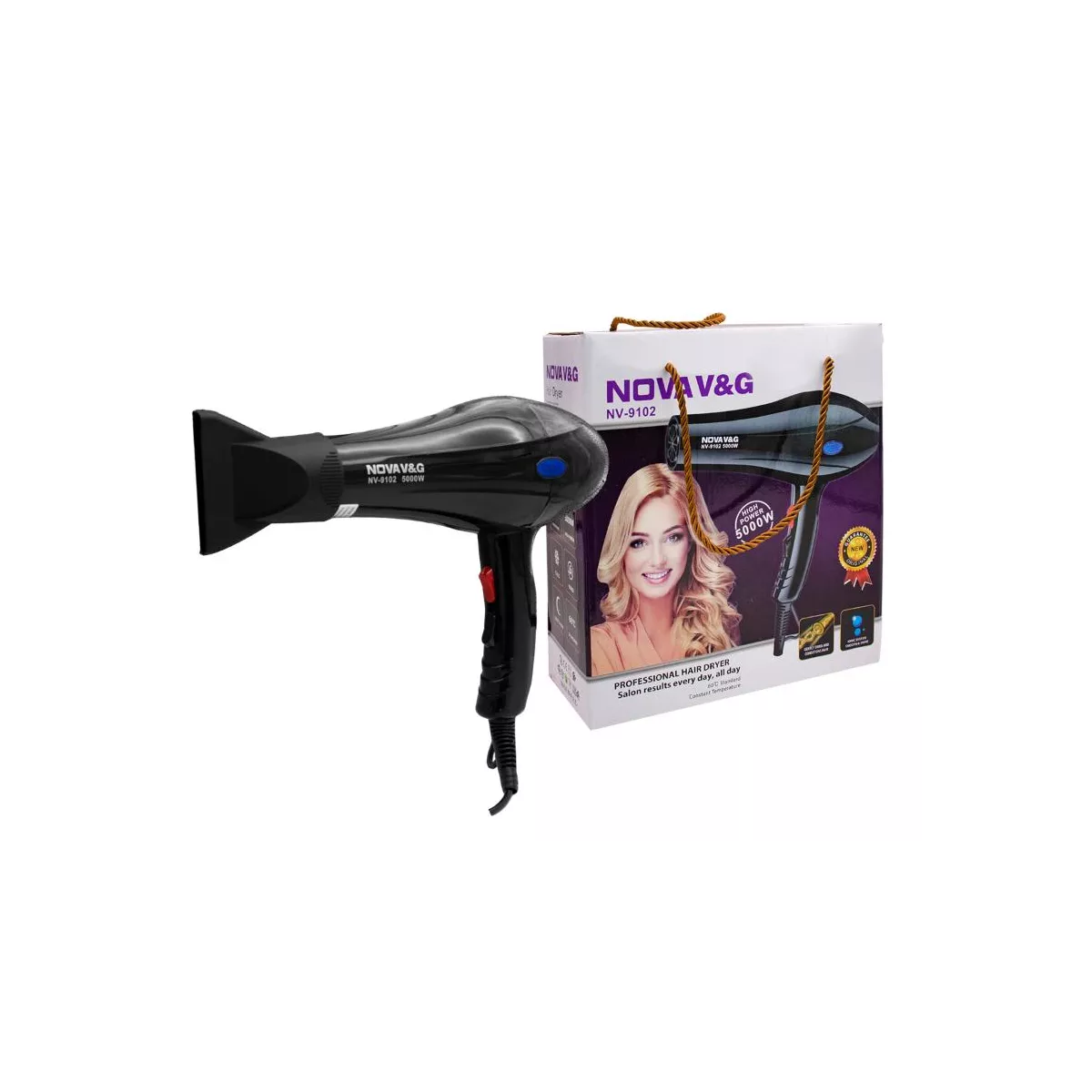Secador de Pelo Nova 5000W NV - 9102 - Miniatura 2