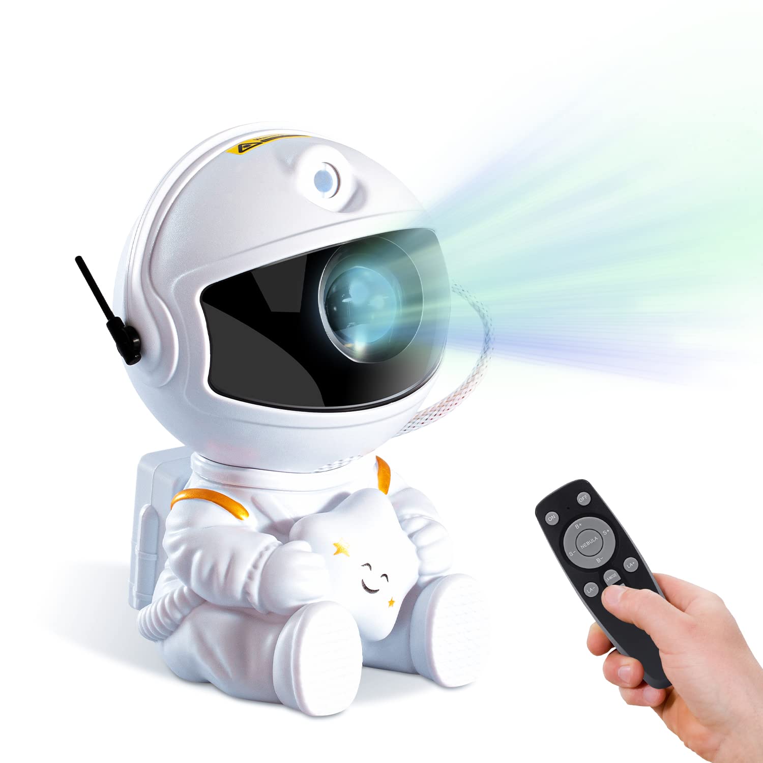 Proyector Mini Astronauta Recargable Altura 9cm