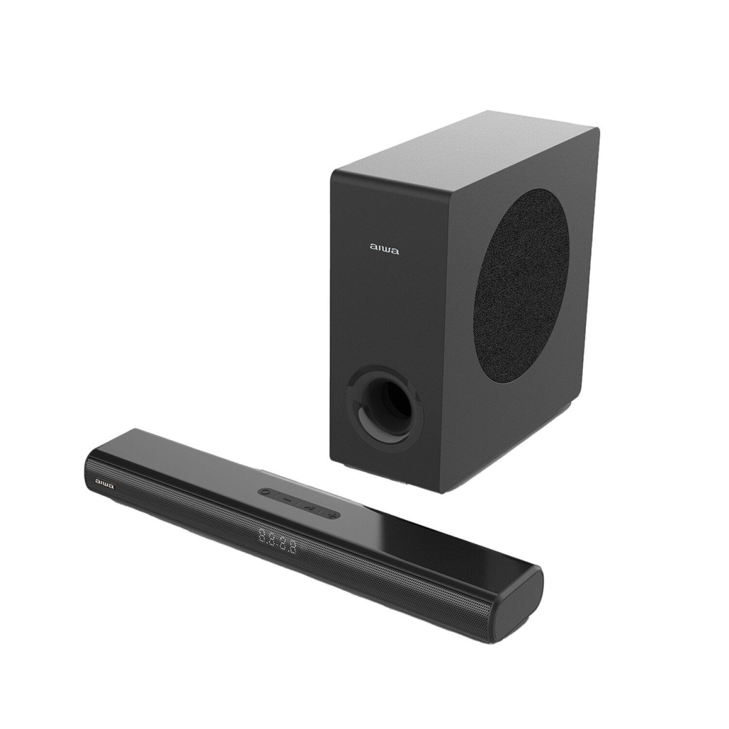 Sound Bar 2.1 + Subwoofer Inalambrico Aiwa